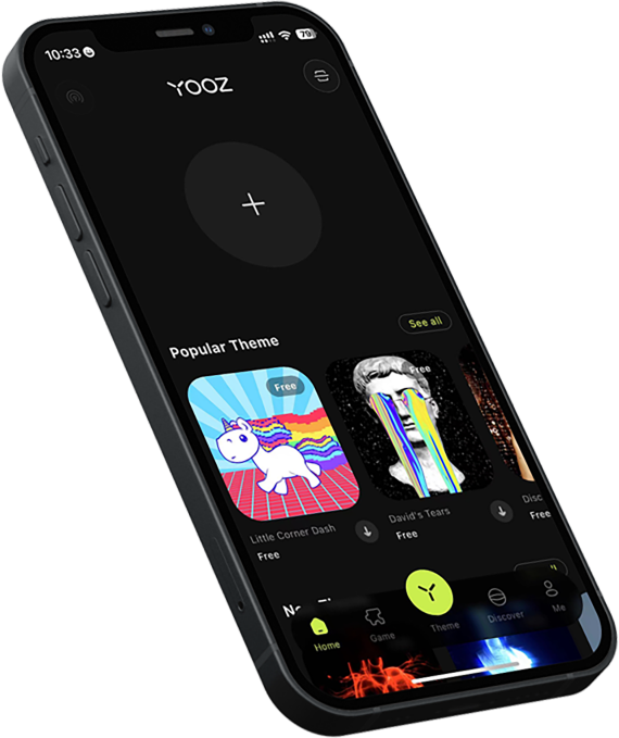 YOOZ World App Interfaccia