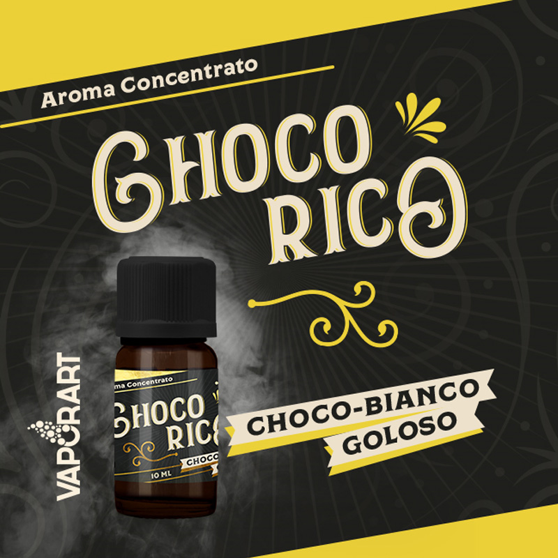 Vaporart Aroma Concentrato Choco Rico 10ml Liquido per Sigaretta Elettronica