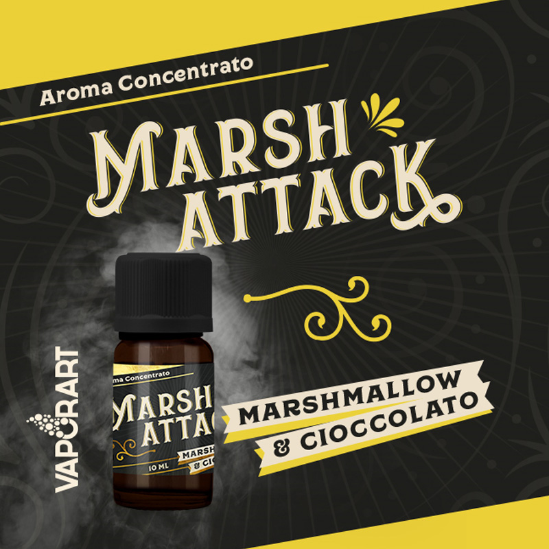 Vaporart Aroma Concentrato Marsh Attack 10ml Liquido per Sigaretta Elettronica