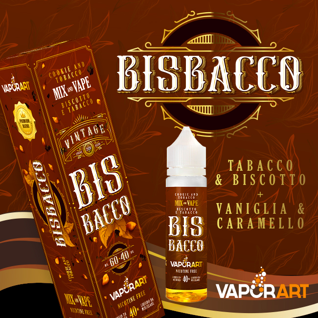 Vaporart Bisbacco 40 ml Mix Liquido Sigaretta Elettronica
