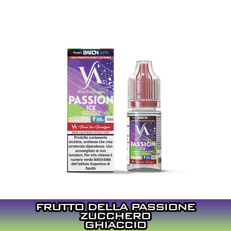 Passion Ice Nicotine Ready Liquid 10 ml Valkiria