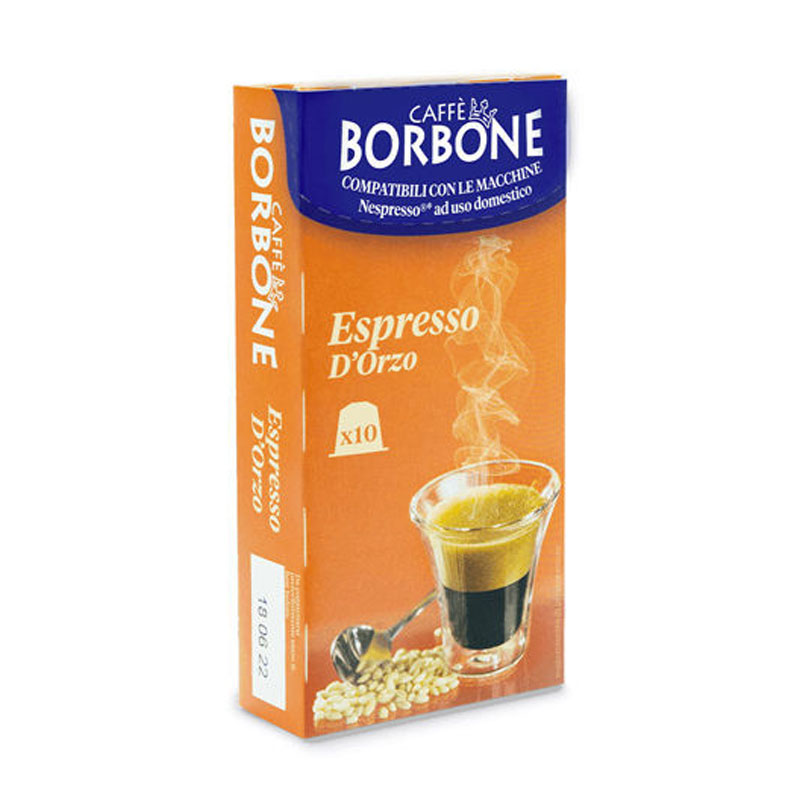 Nespresso 10pz Capsule ORZO Caffè Borbone