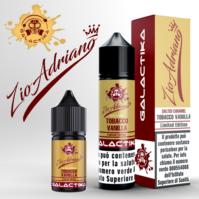 Liquido Zio Adriano Galactika Tabacco e Vaniglia