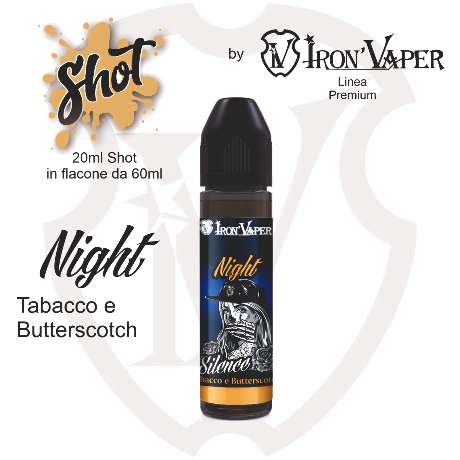 Iron Vaper Night Aroma 20 ml Liquido per Sigaretta Elettronica