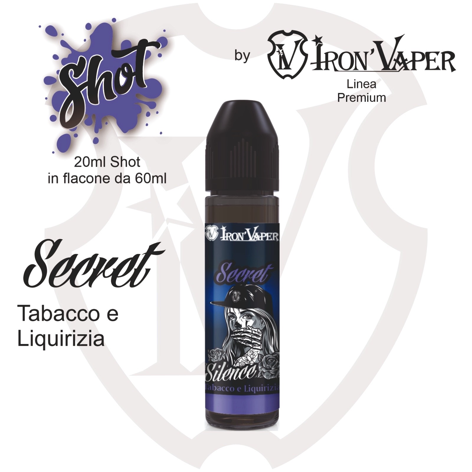 Iron Vaper Secret Aroma 20 ml Liquido per Sigaretta Elettronica
