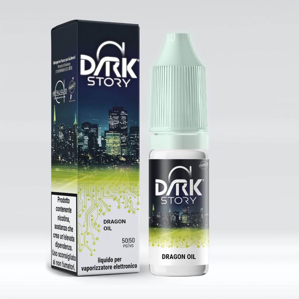 Alfaliquid Dark Story Dragon Oil 10 ml Liquido Pronto Nicotina