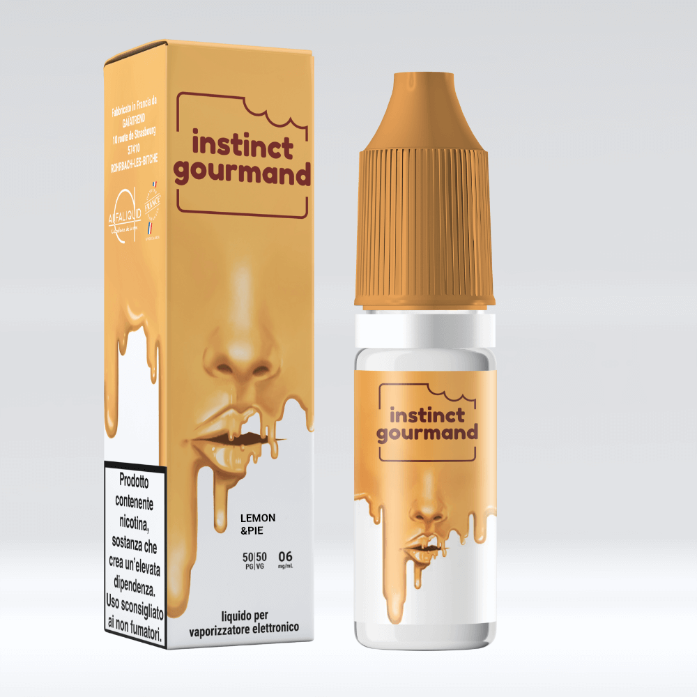 Alfaliquid Instinct Gourmand Lemon & Pie 10 ml Liquido Pronto Nicotina