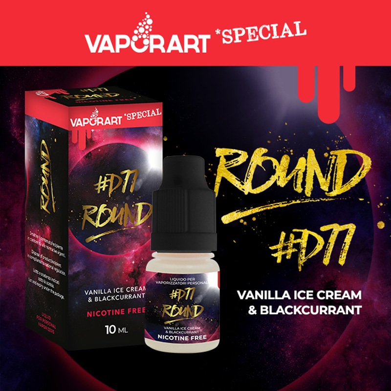 Vaporart Round 10 ml Liquido Pronto Nicotina