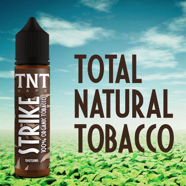 Strike Tobacco della linea Total Natural Tobacco di TNT Vape, aroma concentrato 20 ml