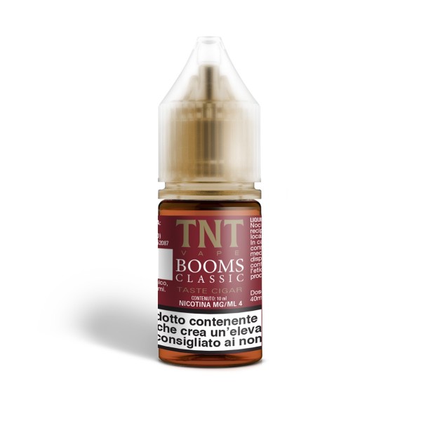 Il booms pronto è di nuovo disponibile in formato da 10   Tnt Vape Booms Liquido