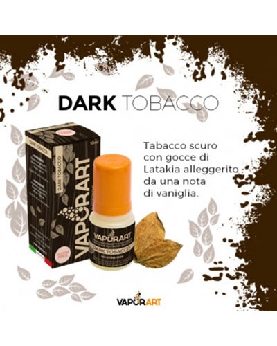 Vaporart Dark Tobacco 10 ml Liquido Pronto Nicotina