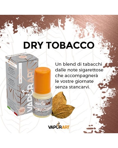 Vaporart Dry Tobacco 10 ml Liquido Pronto Nicotina