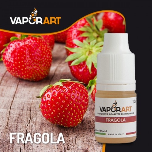 Vaporart Fragola 10 ml Liquido Pronto Nicotina