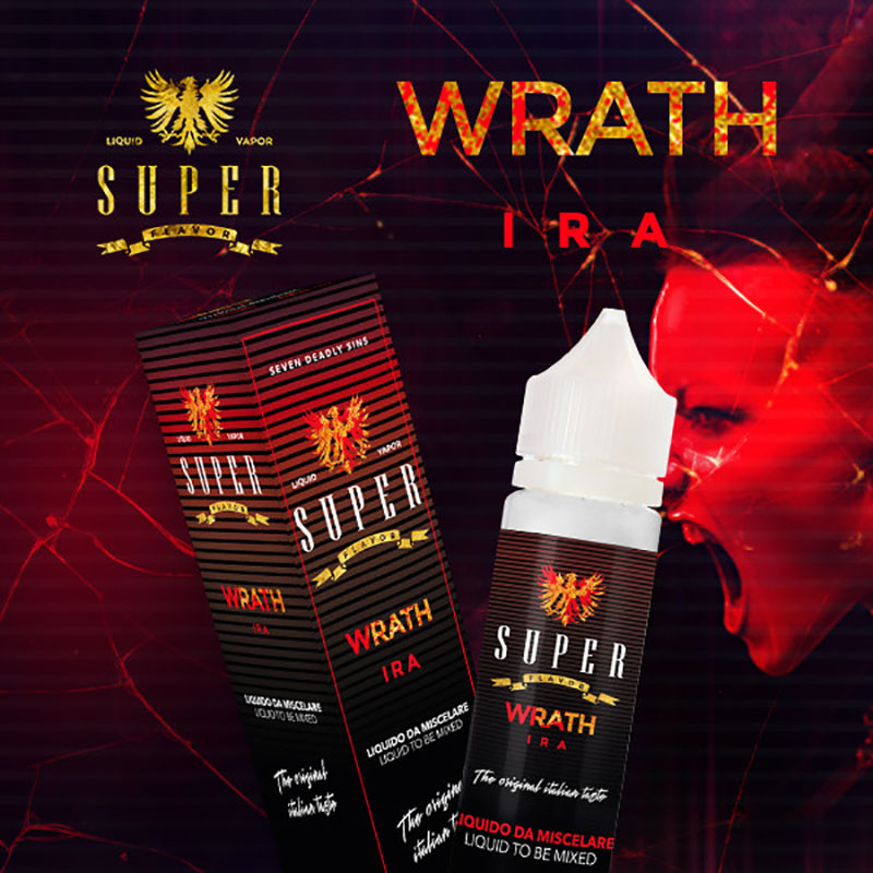 Super Flavor Wrath 40 ml mix un liquido per sigaretta elettronica un mix di tabacchi con note legnose