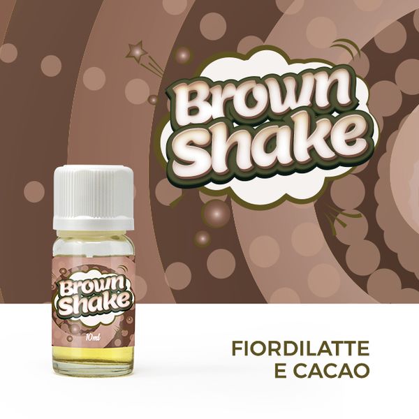 Il nuovo Aroma della Super Flavor. Brown Shake ha un sapore di Milkshake al cioccolato. Strepitoso.
