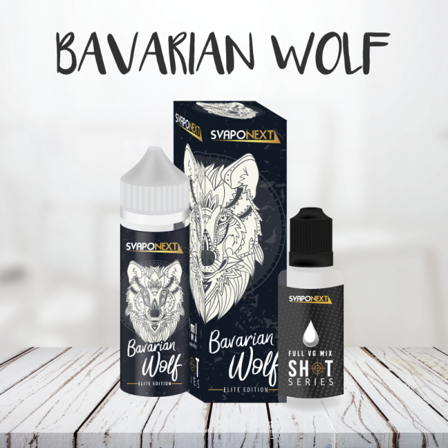 Un liquiido tabaccoso con crema bavarese e irish cream questo è il bavarian wolf