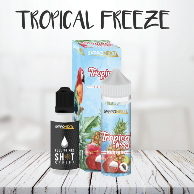 Frutta tropicale e ghiaccio si incontrano in questo Tropical Freeze per dar vita a nuove sensazioni