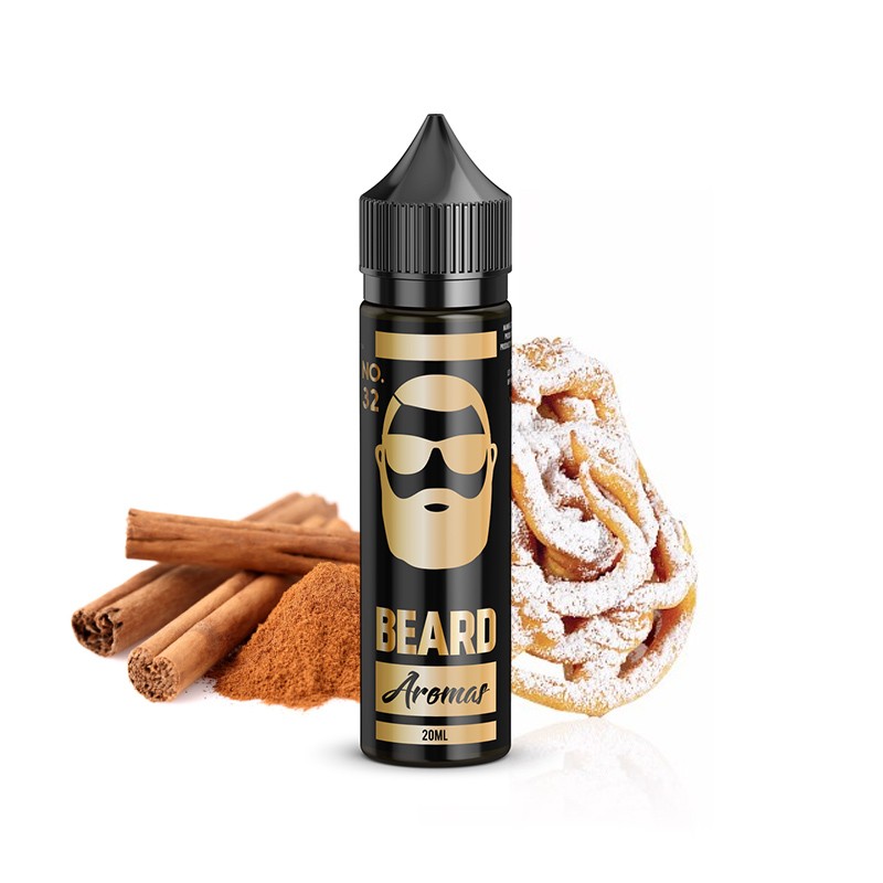 Funnel Cake, cinnamon and sugar. Beard Vape CO. N. 32