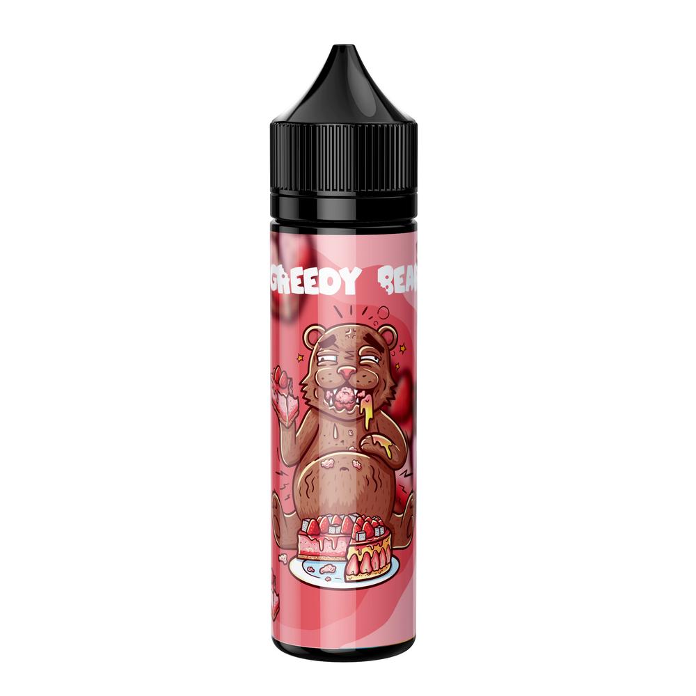 Liquido greedy bear chubby cheesecake con cheesecake alla fragola e dragon fruit