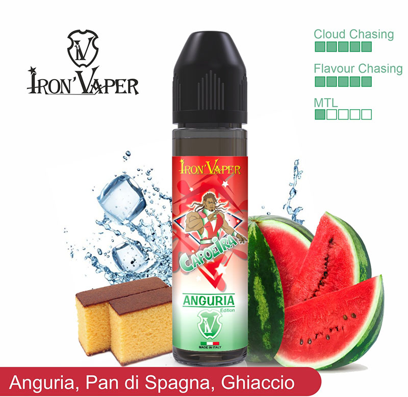Iron Vaper Capoeira Anguria Aroma 20 ml in 60 ml Liquido per Sigaretta Elettronica .web