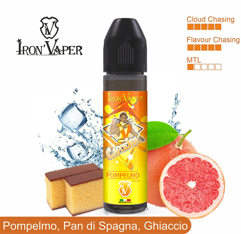 Iron Vaper Capoeira Pompelmo Aroma 20 ml in 60 ml Liquido per Sigaretta Elettronica .web