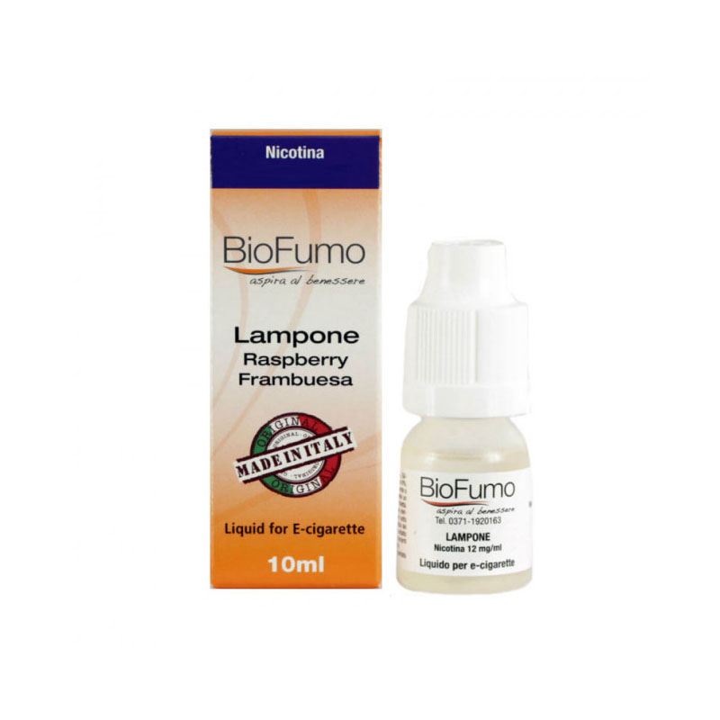 Biofumo Lampone liquido pronto con nicotina un lampone da svapare