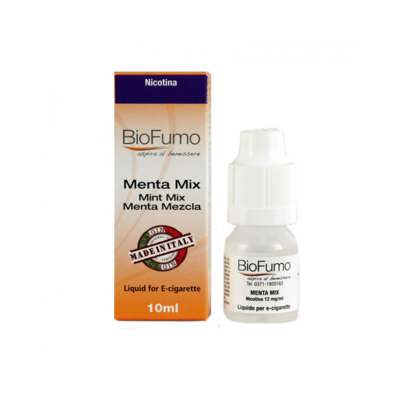 Biofumo Menta Mix liquido pronto con nicotina