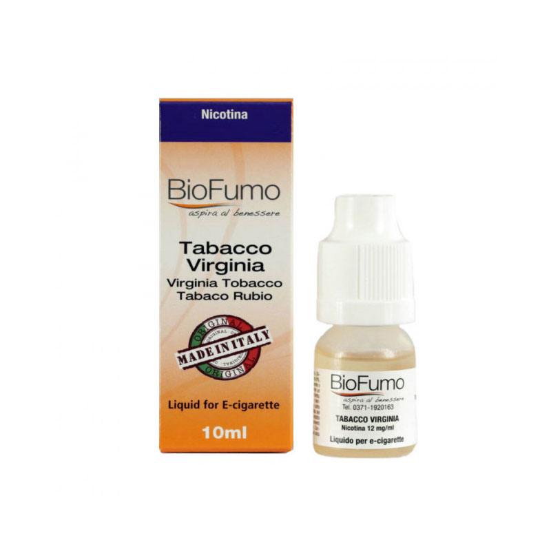 acquista online su smo-king il liquido pronto per sigaretta elettronica Biofumo Tabacco Virginia liquido tabaccoso dolce ed intenso