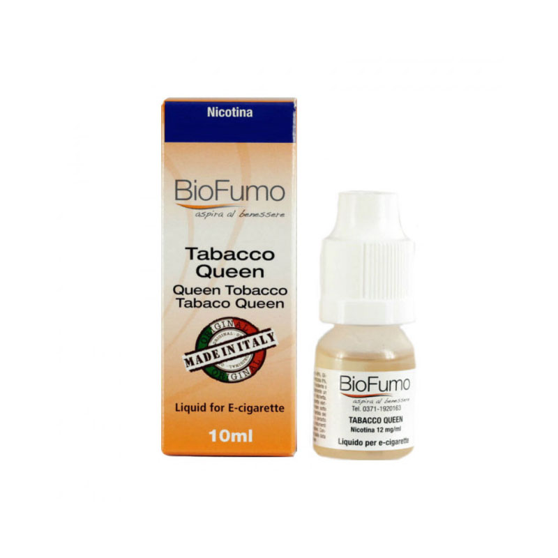 Acquista su Smo-king il Liquido Pronto per la Sigaretta Elettronica 10 ml Biofumo Tabacco Queen per la sigaretta elettronica