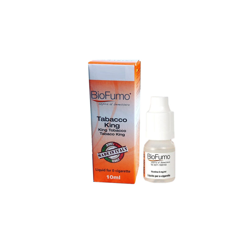 Biofumo tabacco king 10 ml liquido pronto con nicotina