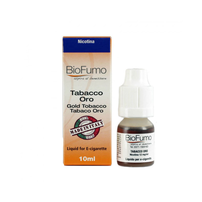 acquista su smo-king il liquido pronto tabaccoso 10 ml Tabacco Oro di biofumo