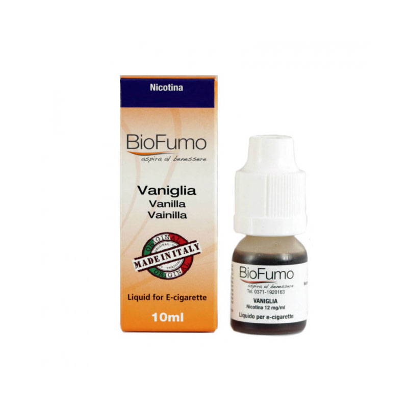 Disponibile su smo-king il liquido pronto per sigaretta elettronica biofumo vaniglia 10 ml da gusto naturale e goloso