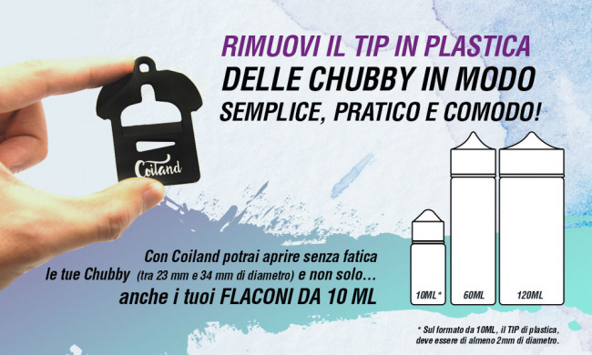 Stappa chubby in acciaio per la tua sigaretta elettronica