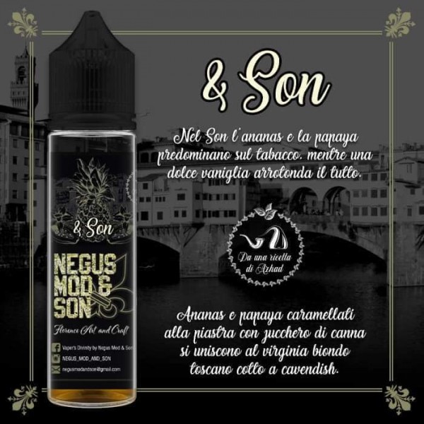 Azhad Lab Son by Negus Mod & Son nuovi aromi scomposti 20ml nati da ricette di Azhad's, prova il Son