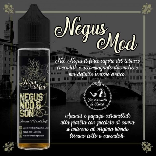 Azhad Lab Negus Mod nuovi aromi scomposti 20ml nati da ricette di Azhad's, prova il Negus Mod