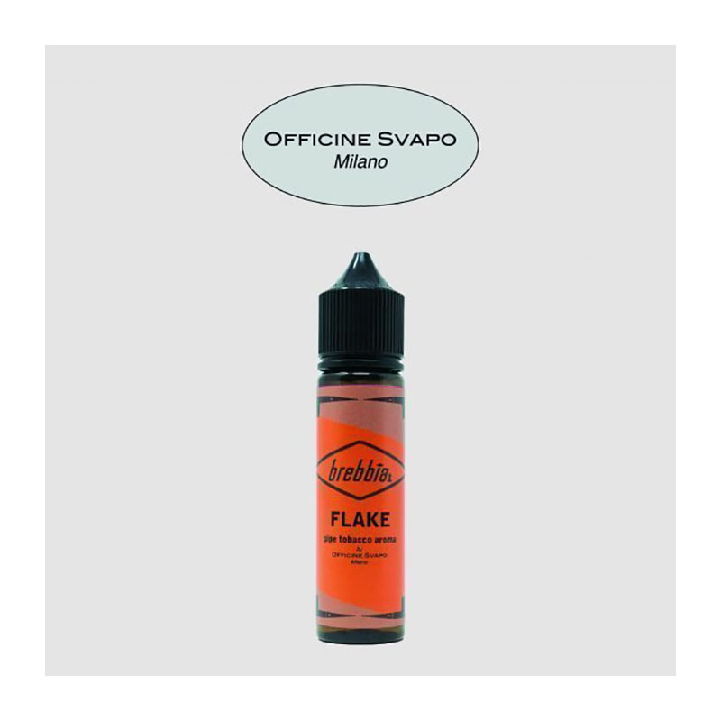 Officine Svapo Flake Aroma 20 ml, con Virginia e Latakia per un liquido tabaccoso da svapare tutto il giorno