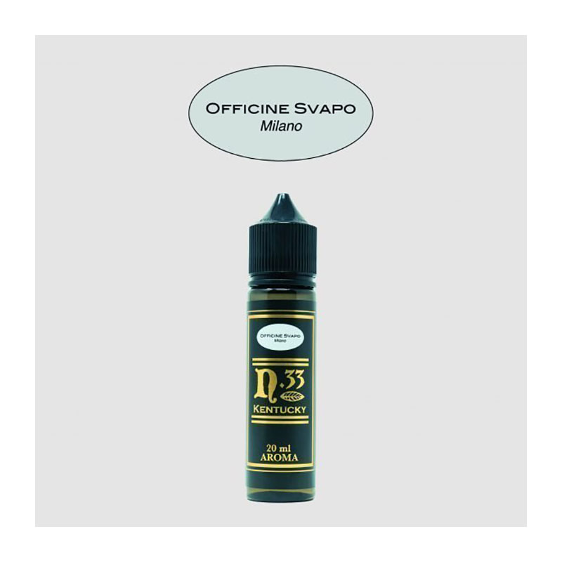 Officine Svapo Kentucky Aroma 20 ml, un tabaccoso gusto sigaro da svapare di guancia