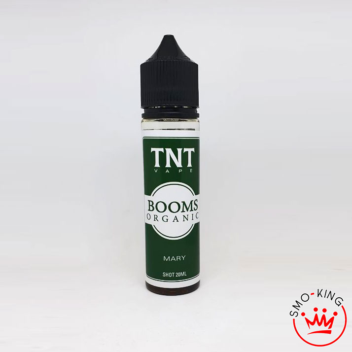 Il TNT Vape Booms Organic Mary è un aroma a tripla concentrazione al Booms e sapore di Marijuana