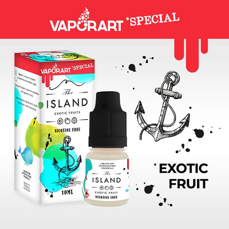 Vaporart Island 10 ml Liquido Pronto Nicotina