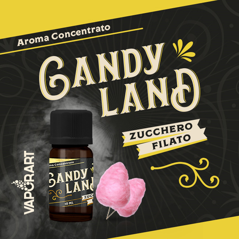 Vaporart Aroma Concentrato Candy Land 10ml Liquido per Sigaretta Elettronica