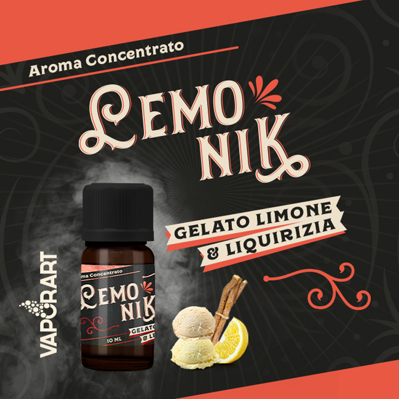Vaporart Aroma Concentrato Lemo Nik 10ml Liquido per Sigaretta Elettronica