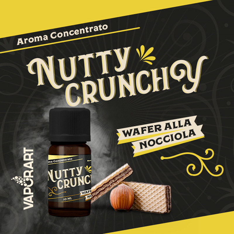 Vaporart Aroma Concentrato Nutty Crunchy 10ml Liquido per Sigaretta Elettronica