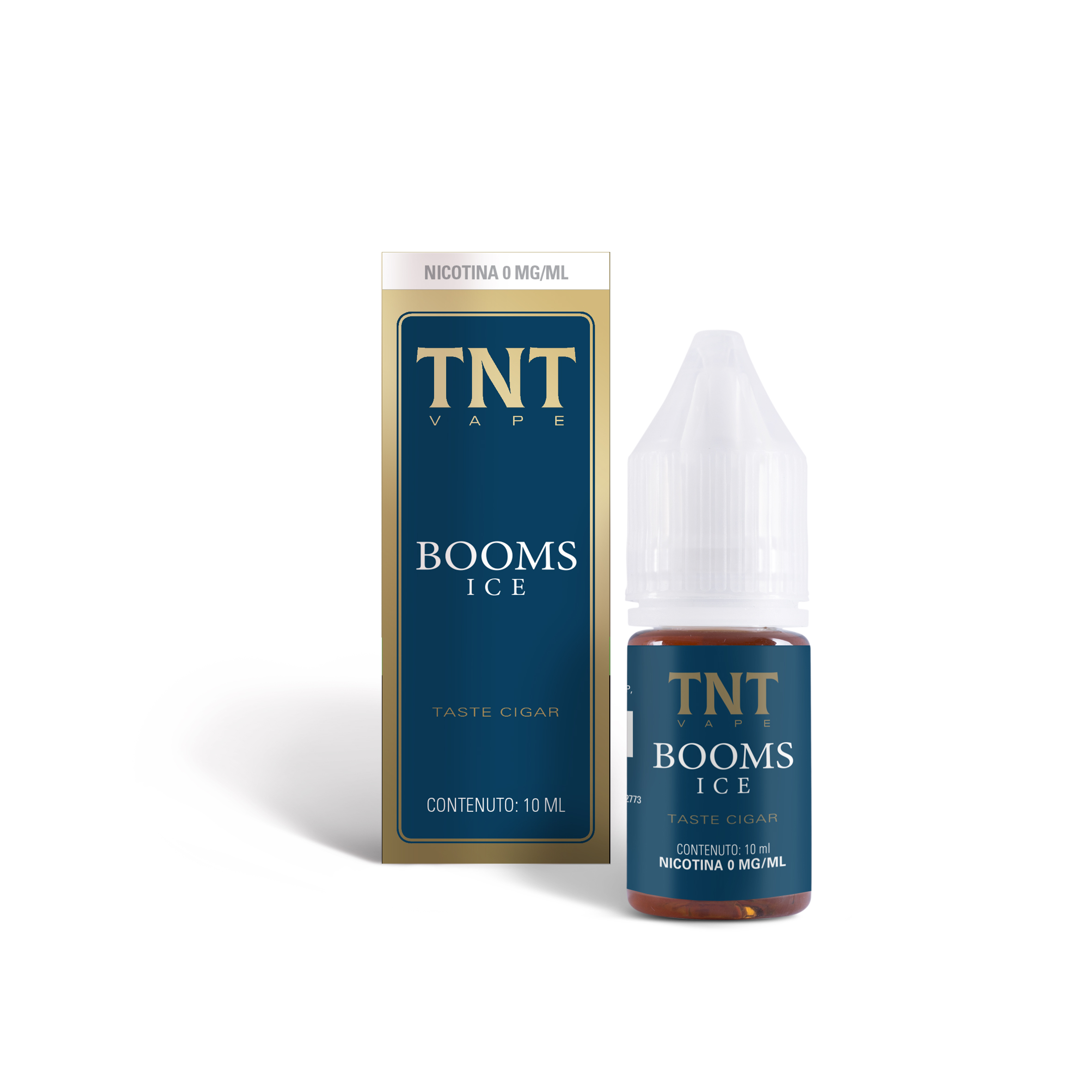 TNT Vape Booms Ice 10 ml Liquido Pronto Nicotina