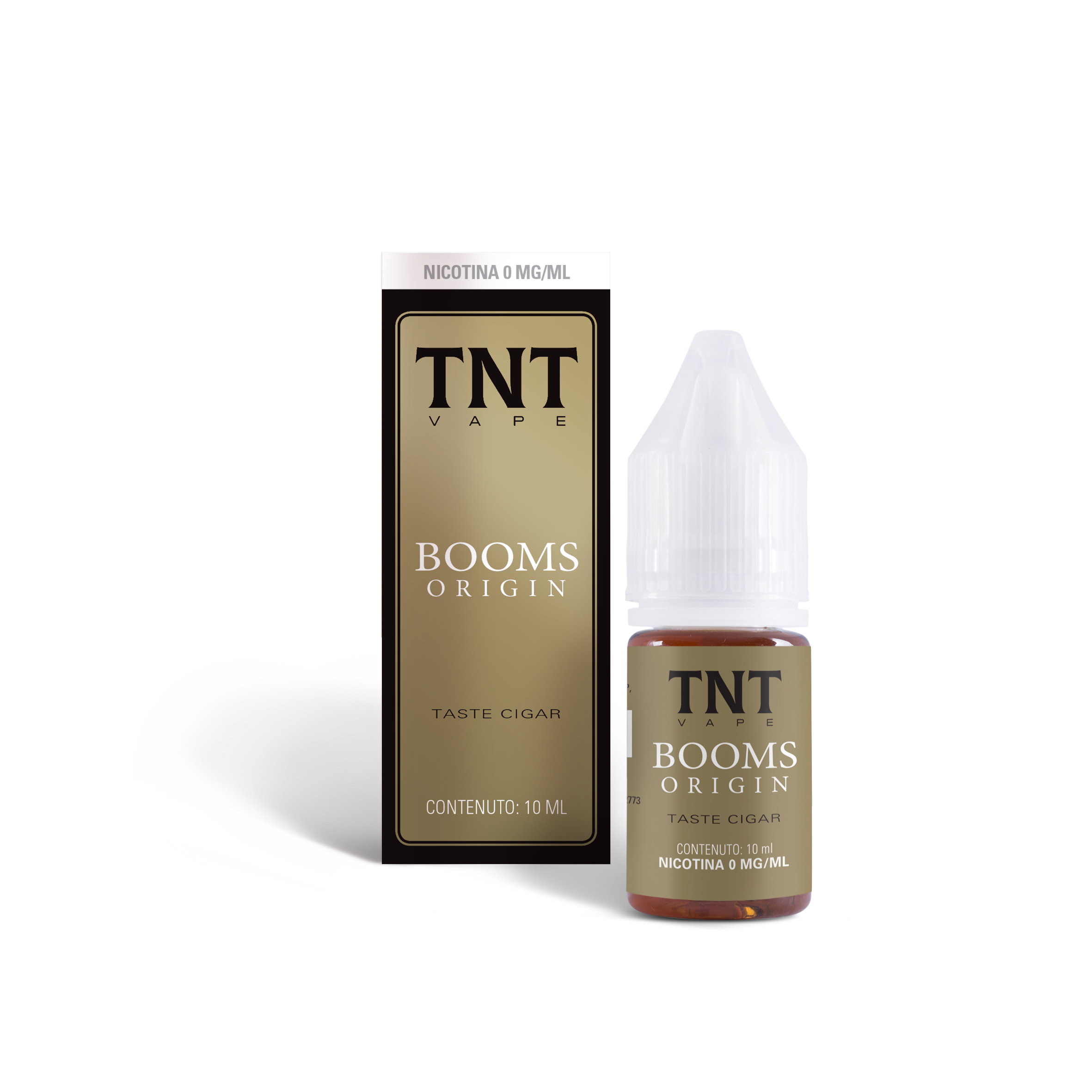 TNT Vape Booms Origin 10 ml Liquido Pronto Nicotina