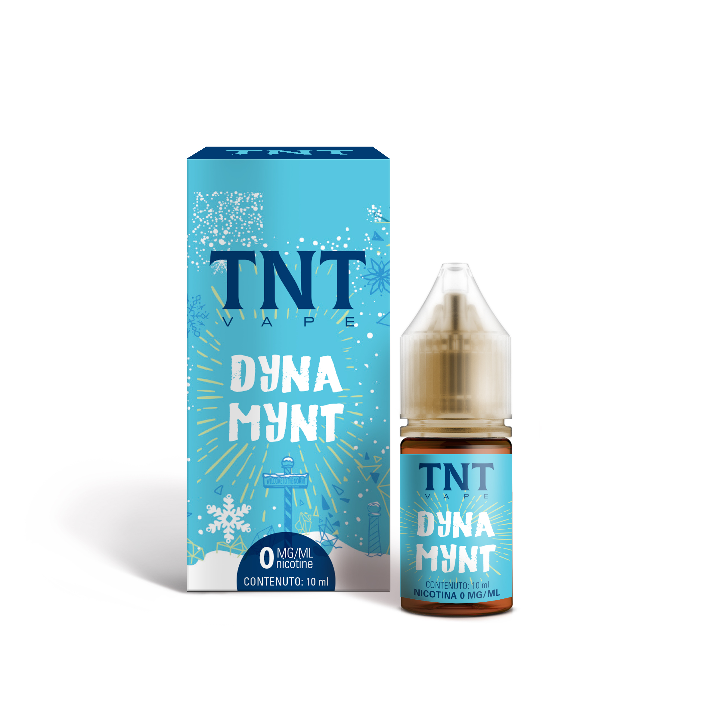 TNT Vape Dyna Mint 10 ml Liquido Pronto Nicotina