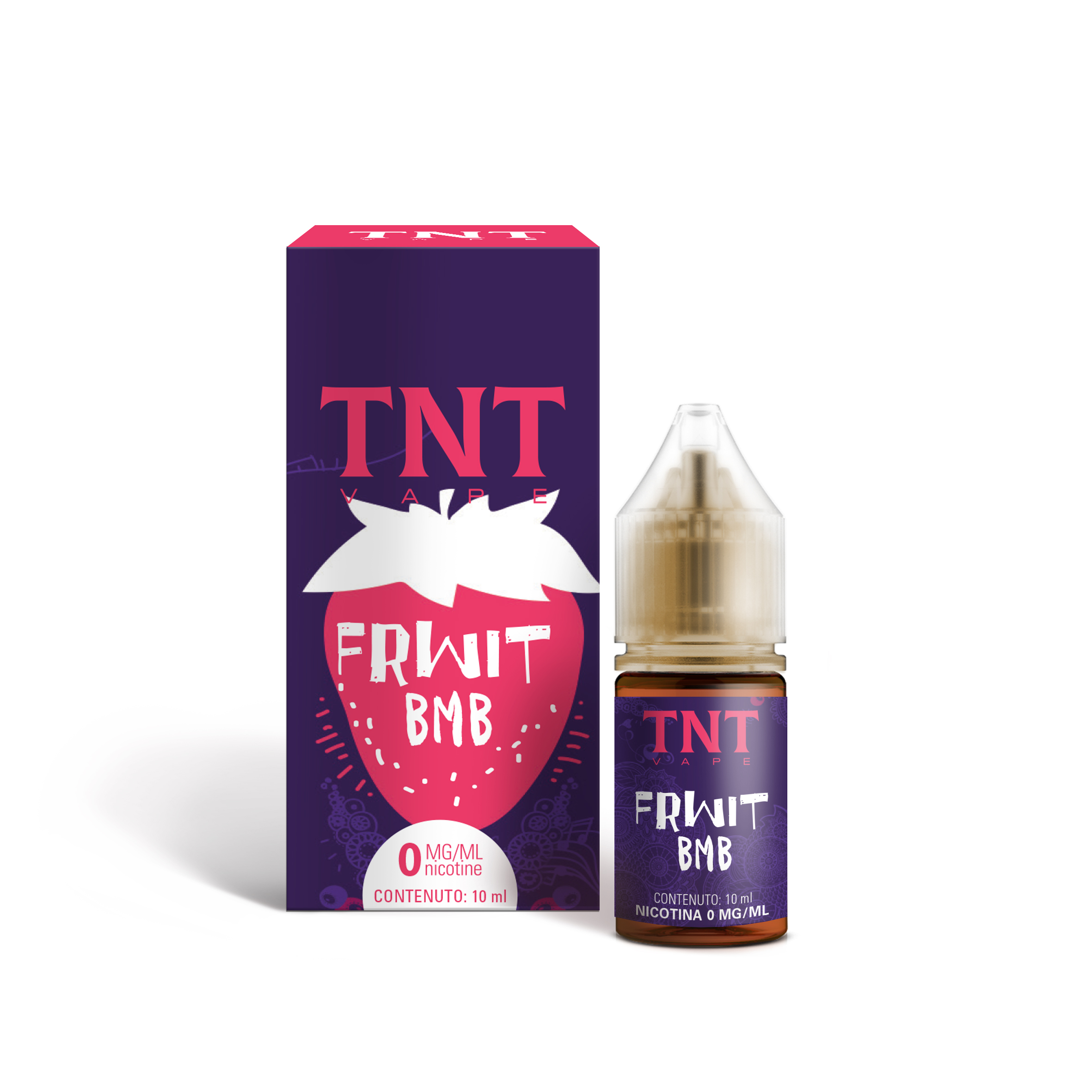 TNT Vape Frwit Bmb 10 ml Liquido Pronto Nicotina