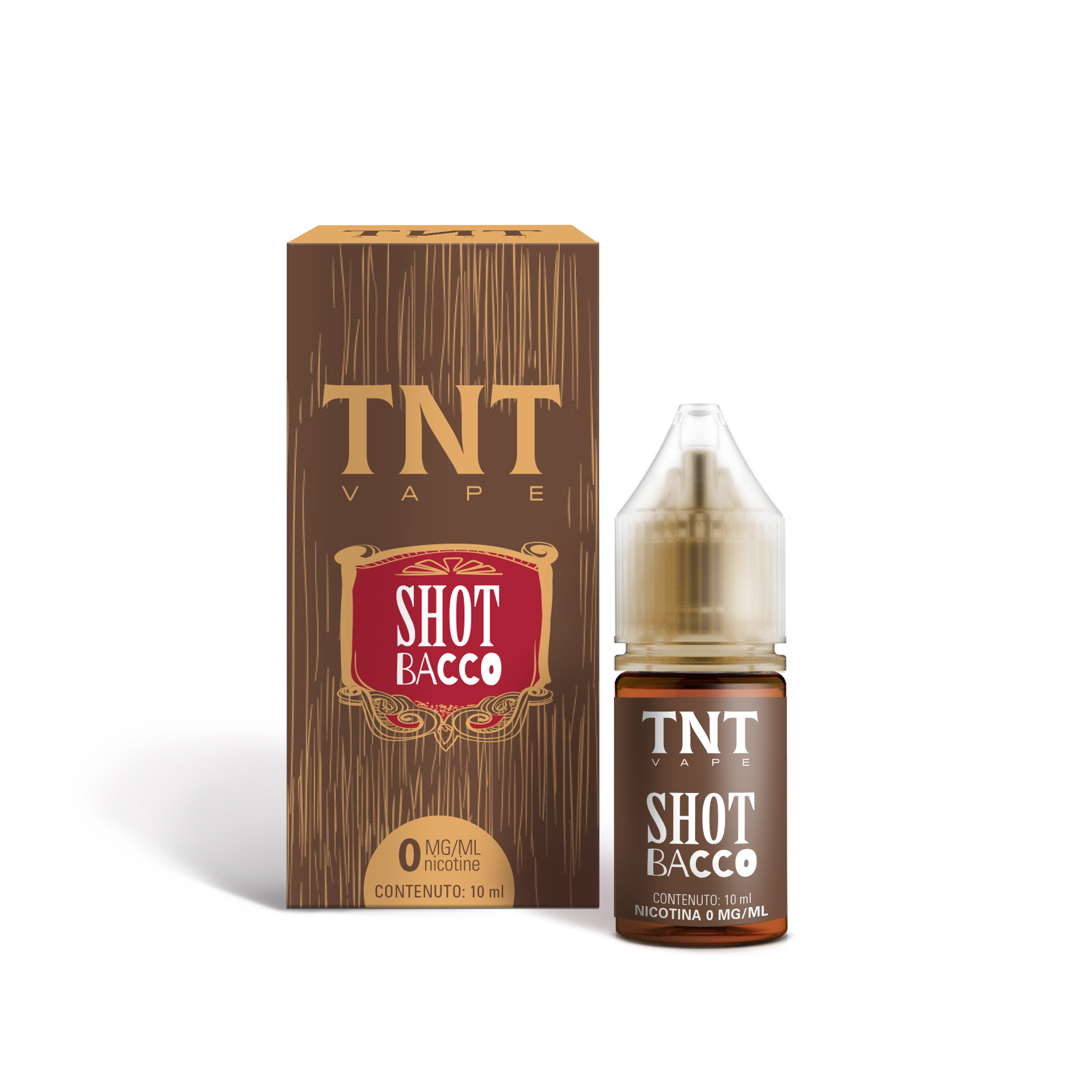 TNT Vape Shot Bacco 10 ml Liquido Pronto Nicotina
