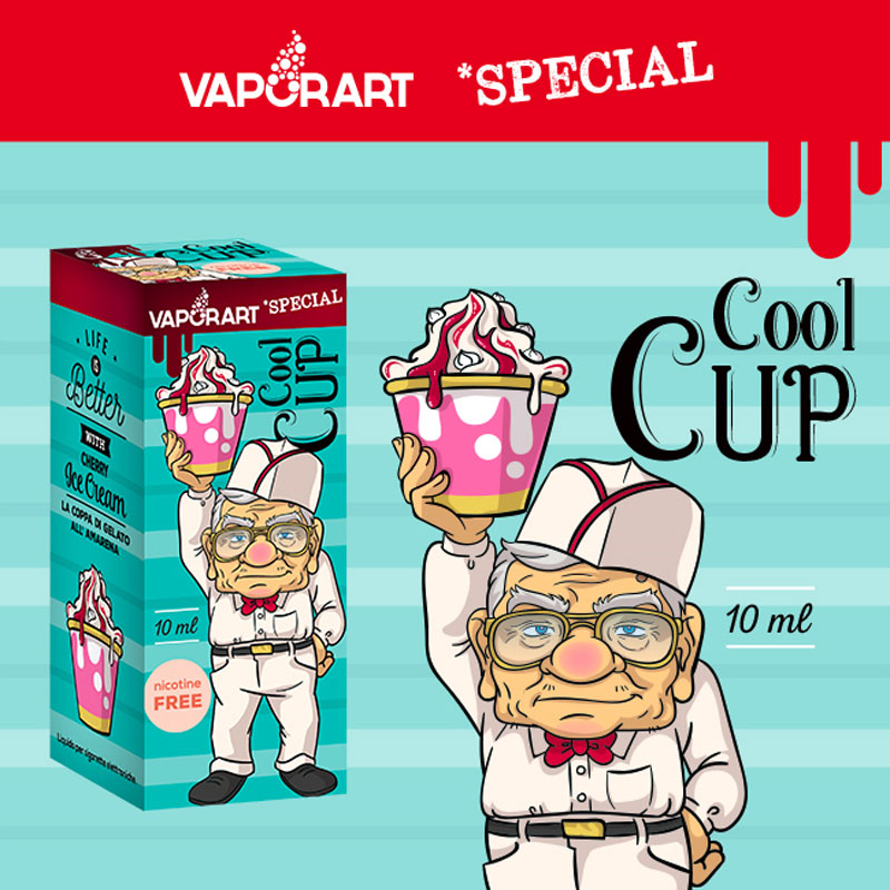 Vaporart Cool Cup 10 ml Liquido Pronto Nicotina