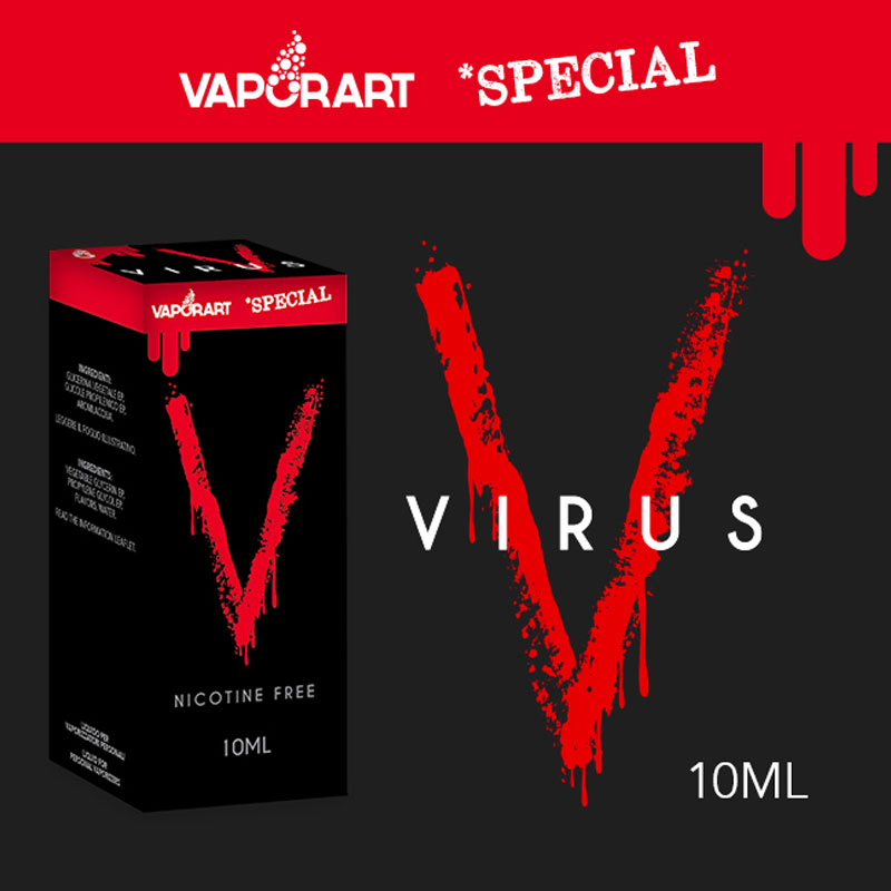 Vaporart Virus 10 ml Liquido Pronto Nicotina
