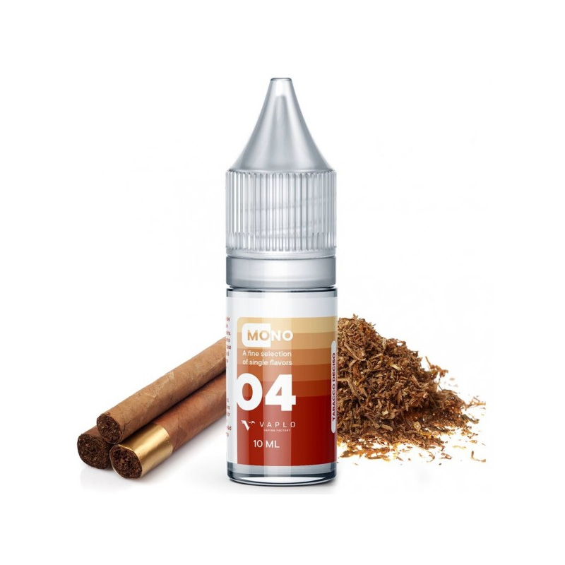 Vaplo Mono 04 Tabacco Deciso Aroma 10 ml Liquido per Sigaretta Elettronica